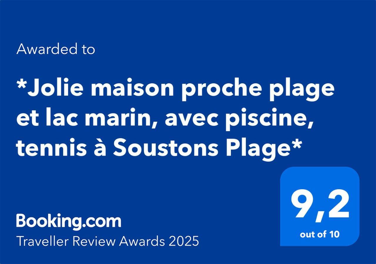 *jolie Maison Proche Et Marin, Avec Piscine, Tennis A Plage* Holiday home *